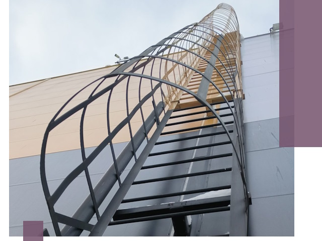 Изготовление и монтаж пожарных лестниц в Юрге профессионально