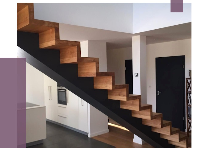 Изготовление деревянных лестниц в Юрге от 90916 руб. | ПРОЛЁТ-Юрг