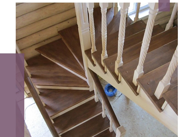 Реставрация деревянных лестниц в Юрге от 4492 руб.