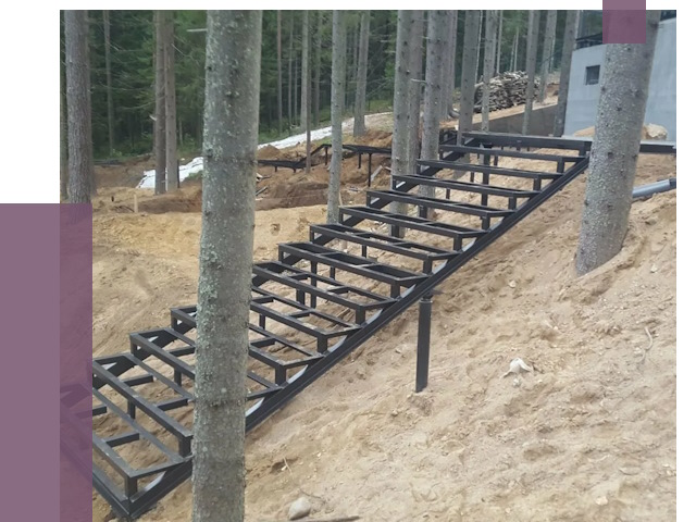 Монтаж металлических лестниц в Юрге от 14172 руб. 