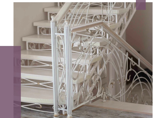 Изготовление кованых лестниц на заказ в Юрге от 90916 руб. | ПРОЛЁТ-Юрг