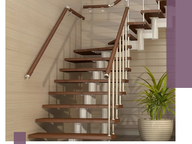 Изготовление модульных лестниц под ключ в Юрге