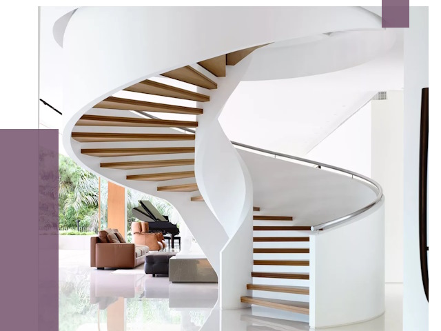 Винтовые лестницы в Юрге под ключ от 50806 руб. | ПРОЛЁТ-Юрг