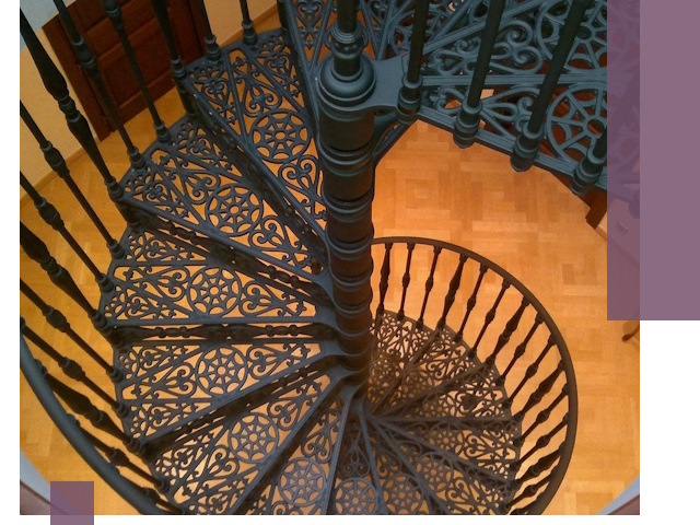 Винтовые лестницы под ключ в Юрге: производство и монтаж