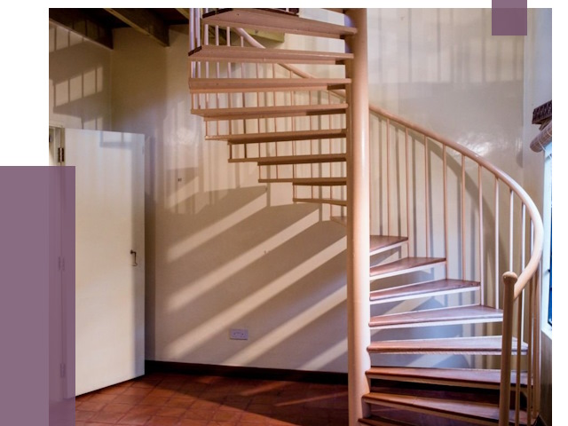 Изготовление винтовых лестниц на заказ в Юрге от 79685 руб. | ПРОЛЁТ-Юрг