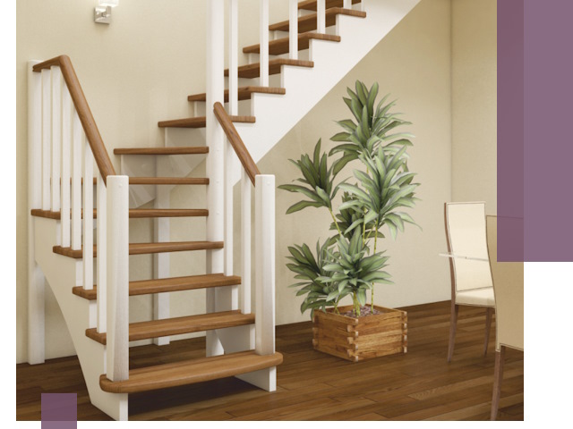 Г-образные лестницы под ключ в Юрге — изготовление и монтаж