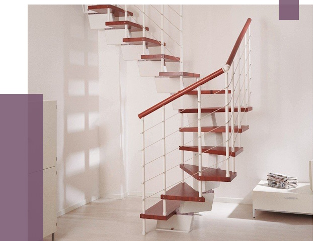 Изготовление лестниц на больцах в Юрге от 10161 руб. | ПРОЛЁТ-Юрг