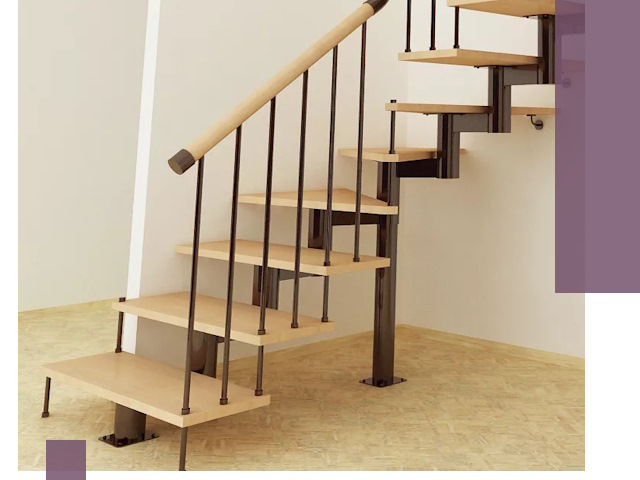 Монтаж лестниц на больцах в Юрге — быстро и надежно