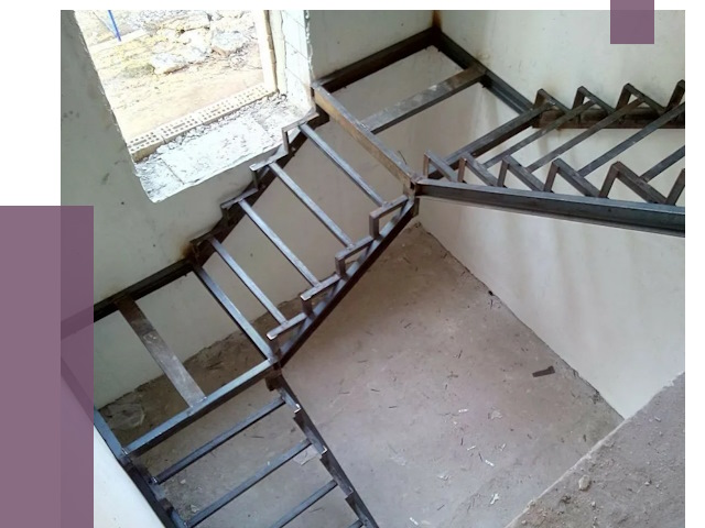 Монтаж лестниц на металлокаркасе в Юрге от 13370 руб. — ПРОЛЁТ-Юрг