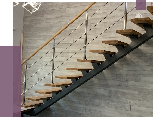 Изготовление лестниц на монокосоуре в Юрге от 79685 руб. 
