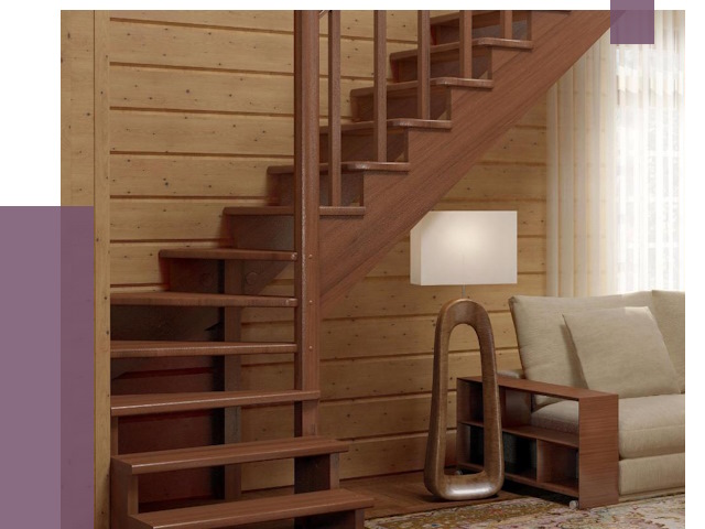 Лестницы эконом класса в Юрге от 19092 руб. бюджетные решения