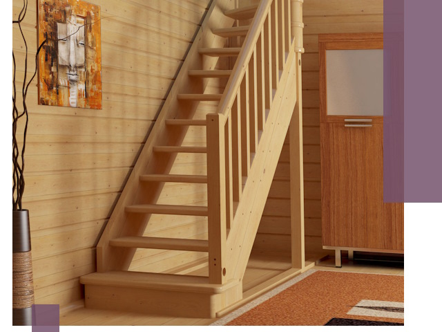 Лестницы эконом класса под ключ в Юрге — недорого и быстро