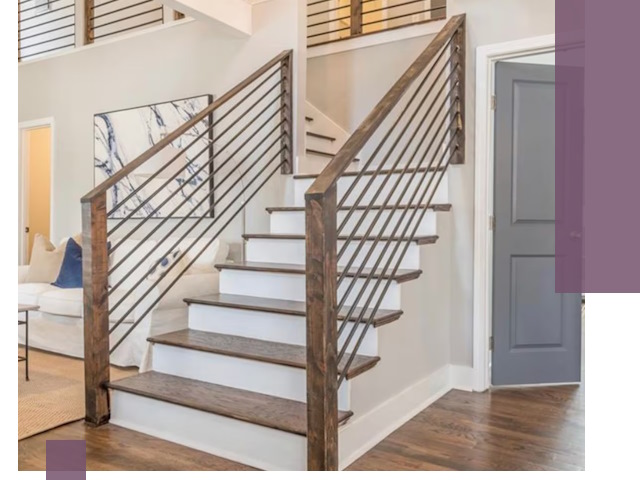 Лестницы для коттеджа под ключ в Юрге — изготовление и монтаж