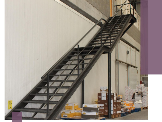 Лестницы для производства в Юрге — изготовление и монтаж