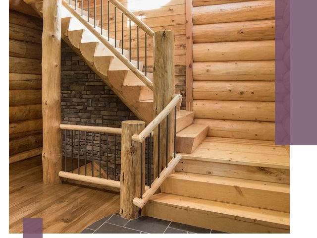 Лестницы в баню под заказ и профессиональный монтаж в Юрге