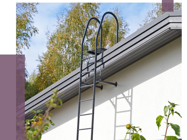 Лестницы на крышу в Юрге от 20002 руб. — монтаж и монтаж ПРОЛЁТ-Юрг