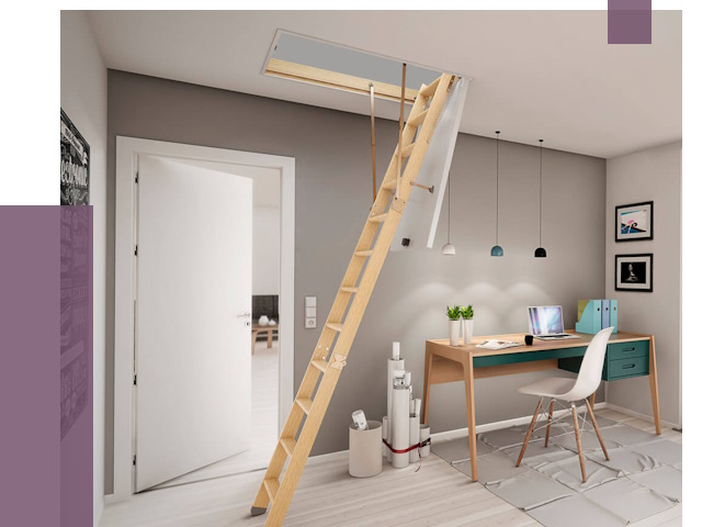 Чердачные лестницы в Юрге — от 15242 руб. | ПРОЛЁТ-Юрг