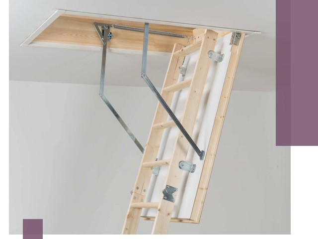 Установка чердачной лестницы под ключ в Юрге