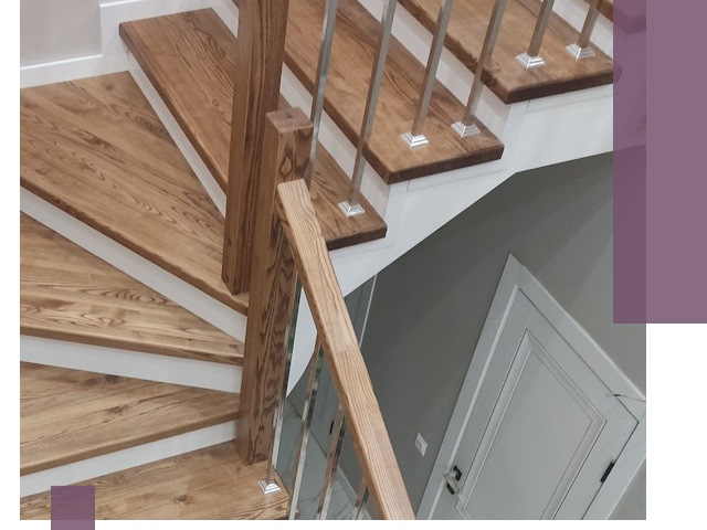 Обшивка металлических лестниц под ключ в Юрге