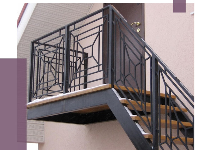 Металлические перила в Юрге от 4492 руб.  | ПРОЛЁТ-Юрг