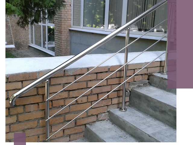 Перила из нержавеющей стали высокого качества в Юрге