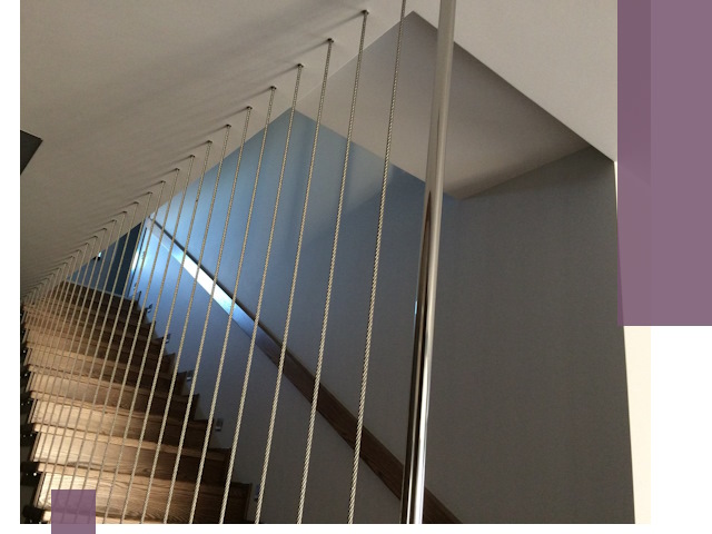 Тросовые перила под ключ в Юрге — производство и монтаж