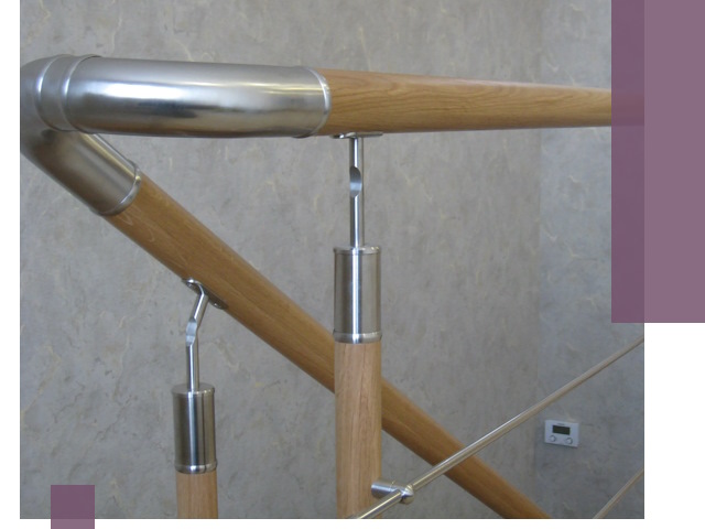 Комбинированные перила на заказ в Юрге — монтаж и производство