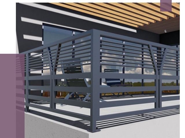 Изготовление балконных ограждений в Юрге от 11231 руб. | ПРОЛЁТ-Юрг