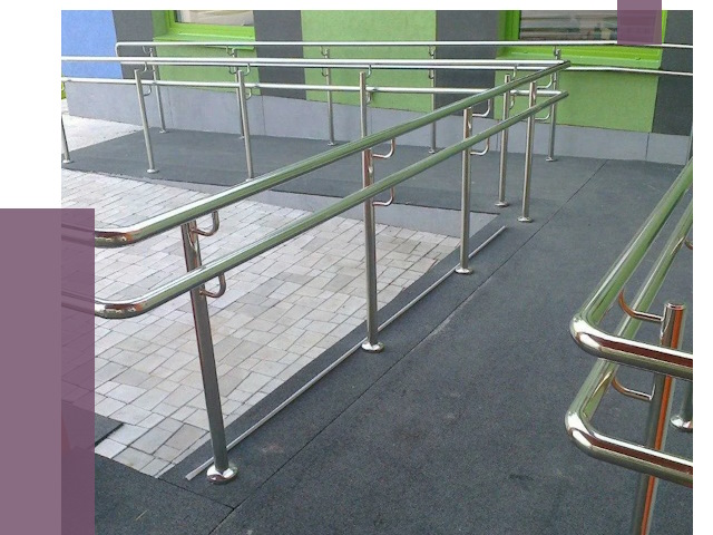 Ограждения пандусов в Юрге от 4546 руб. монтаж | ПРОЛЁТ-Юрг