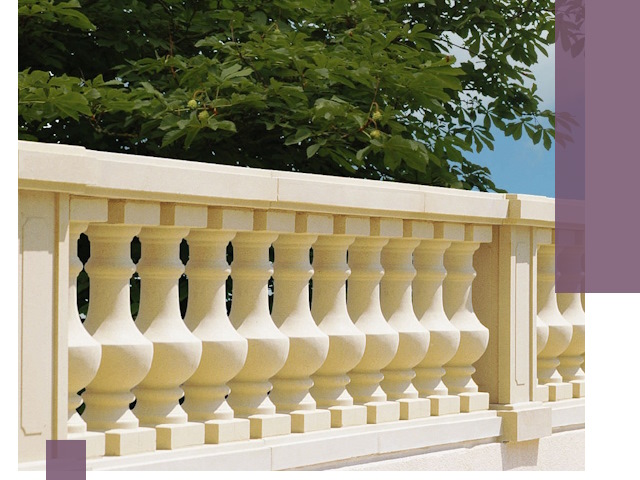 Установка балюстрады в Юрге: изготовление и монтаж под ключ