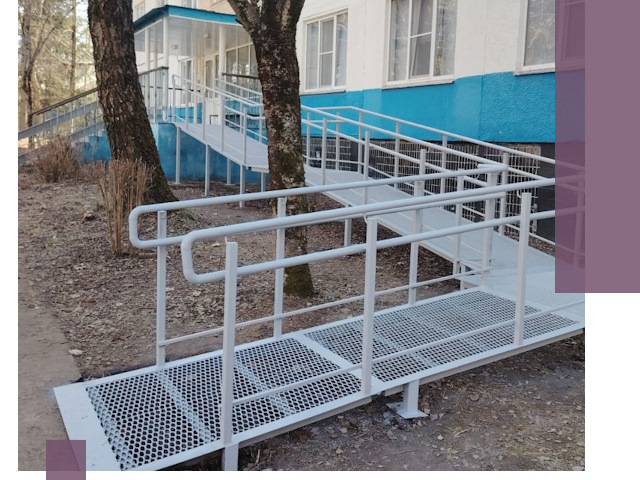 Пандусы под ключ в Юрге: изготовление, монтаж и демонтаж