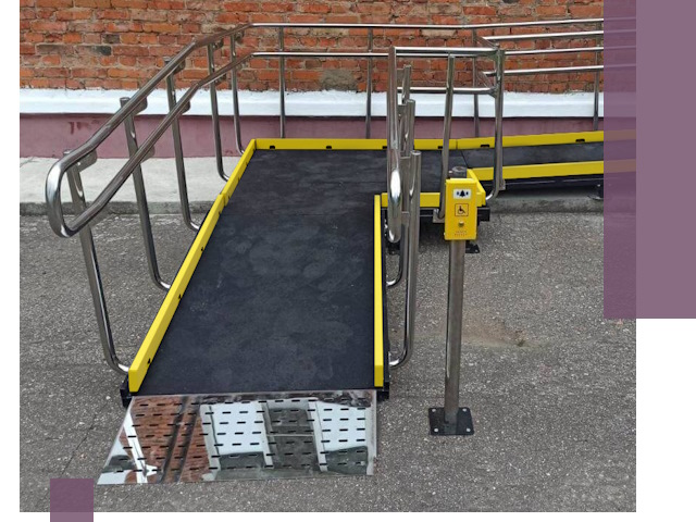 Изготовление наклонных пандусов для инвалидов в Юрге