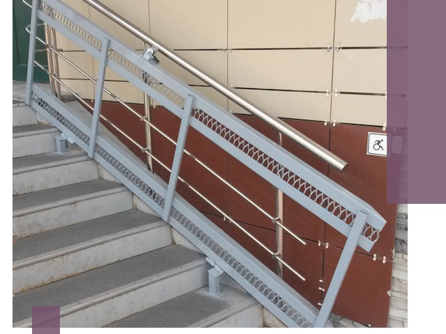 Изготовление откидных пандусов под ключ в Юрге