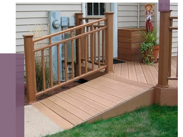 Пандус на крыльцо в Юрге под ключ от 8129 руб. 