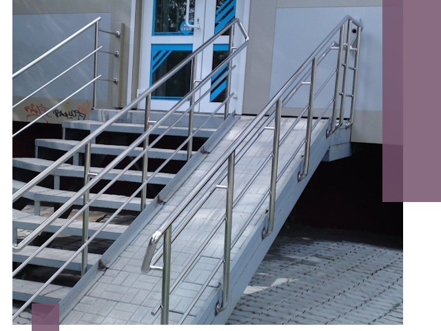 Пандус на крыльцо под ключ в Юрге: монтаж и изготовление