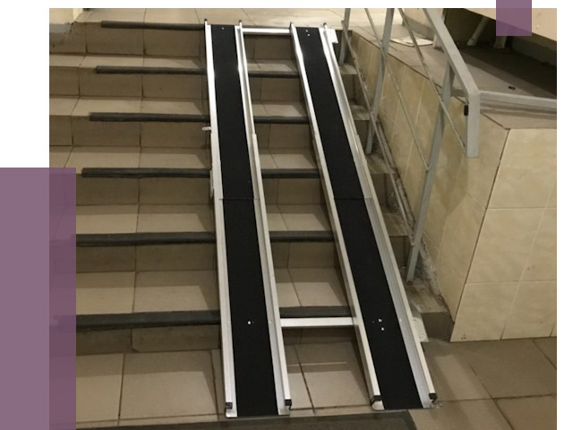 Установка пандуса в подъезд в Юрге от 8343 руб. под ключ | ПРОЛЁТ-Юрг