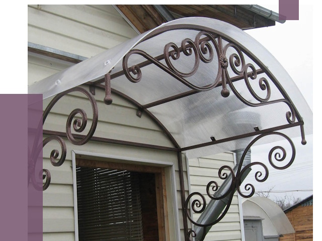 Изготовление козырьков в Юрге от 7701 руб. — заказать | ПРОЛЁТ-Юрг