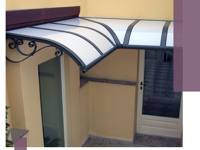 Монтаж козырьков любой сложности в Юрге под ключ