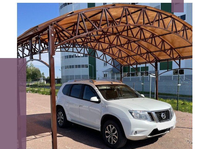 Недорогие навесы в Юрге от 44923 руб.  | ПРОЛЁТ-Юрг