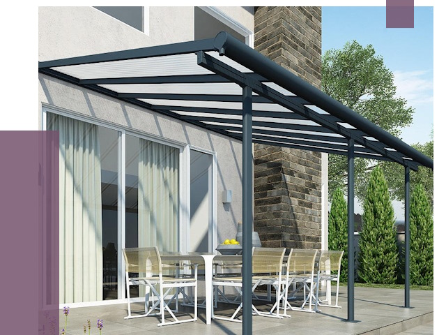 Навесы пристенные в Юрге от 9519 руб. — монтаж и установка | ПРОЛЁТ-Юрг