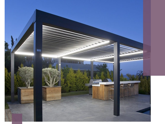 Навесы отдельно стоящие под ключ в Юрге из металла и поликарбоната