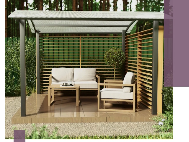 Навесы для дачи в Юрге: изготовление, монтаж и демонтаж