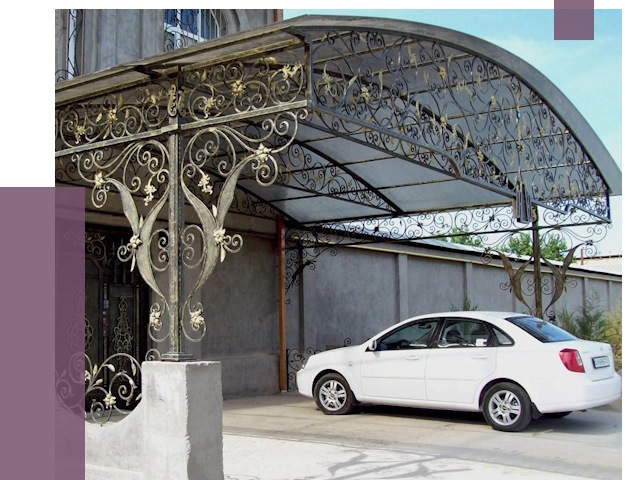 Кованые навесы в Юрге от 15242 руб. | ПРОЛЁТ-Юрг