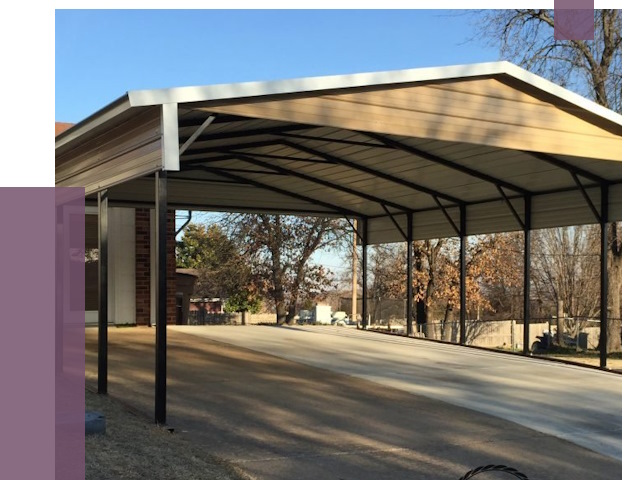 Двускатные навесы в Юрге от 8396 руб.  | ПРОЛЁТ-Юрг