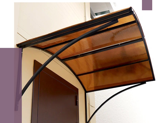 Недорогие козырьки в Юрге от 7936 руб.  | ПРОЛЁТ-Юрг