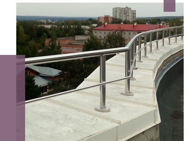 Парапеты и ограждения кровли в Юрге от 5188 руб.