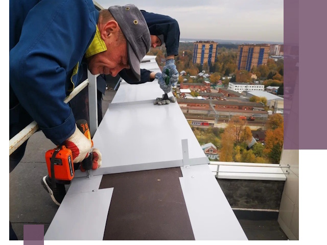 Монтаж парапетов в Юрге — установка прочных металлических ограждений