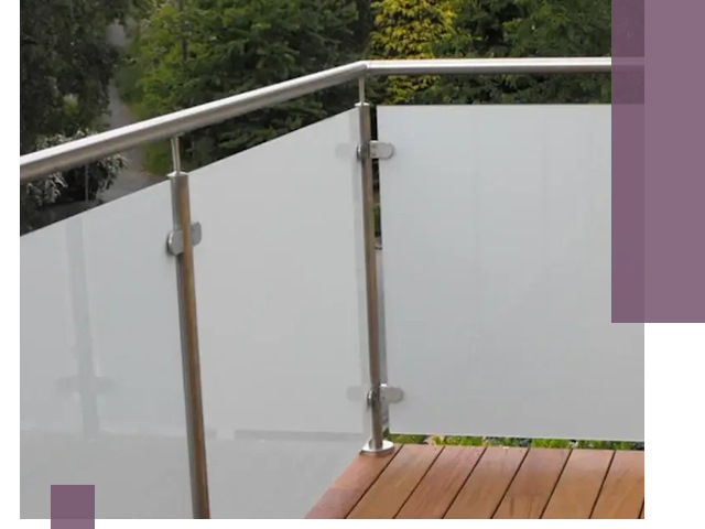 Алюминиевые парапеты для балконов и террас в Юрге