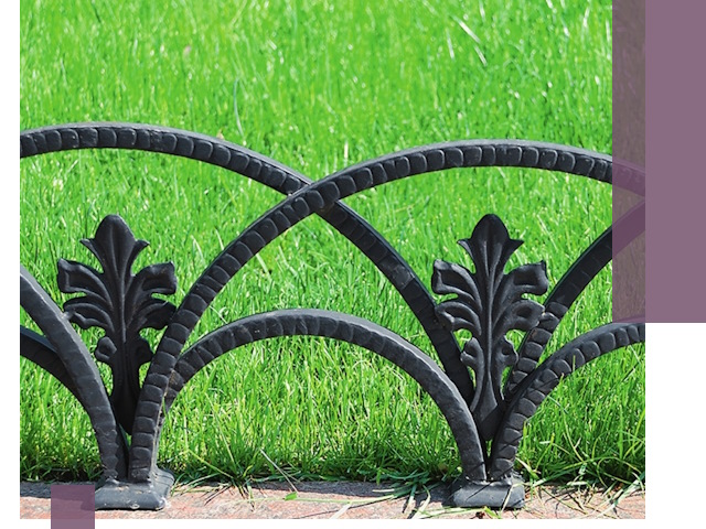 Декоративные металлические бордюры под ключ в Юрге