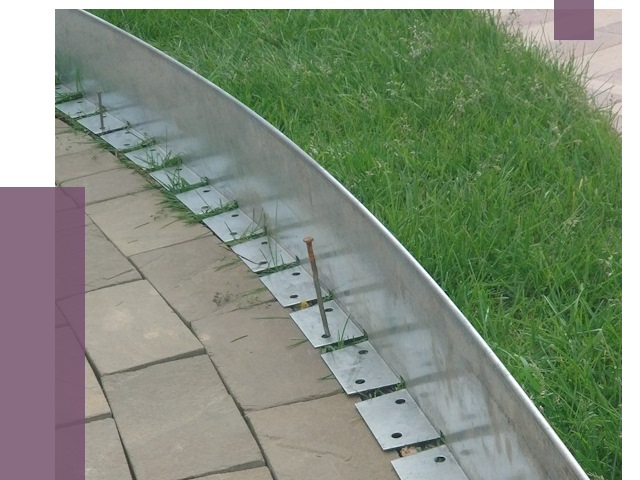 Металлические бордюры для тротуаров в Юрге от 9092 руб.